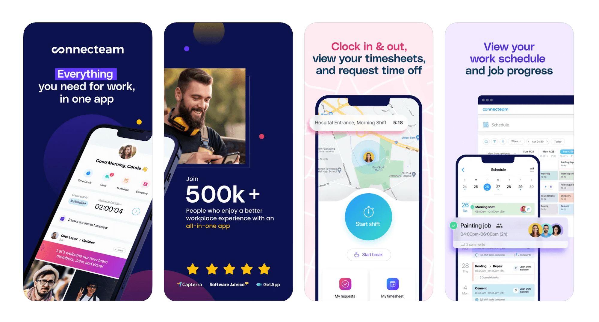 ConnectTeam app: Solid Field Service Time Management App