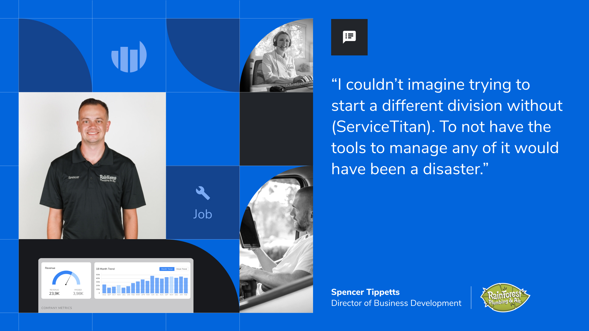 How ServiceTitan helped Rainforest Plumbing & Air think differently about customers’ needs