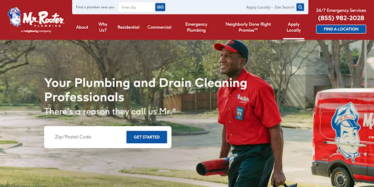 Image | Mr. Rooter Plumbing Website