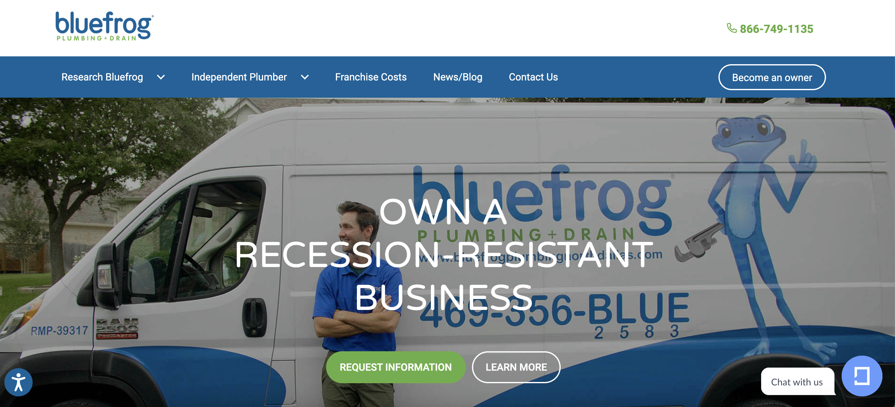 Image | Bluefrog Plumbing Website