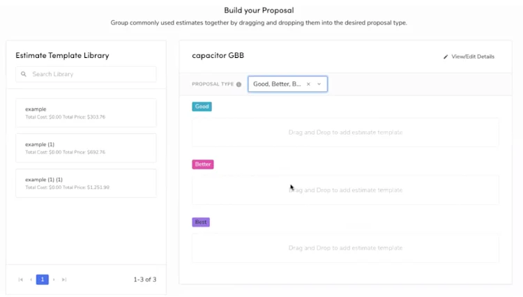 Easily Build Your Proposal in ServiceTitan: Good, Better, Best