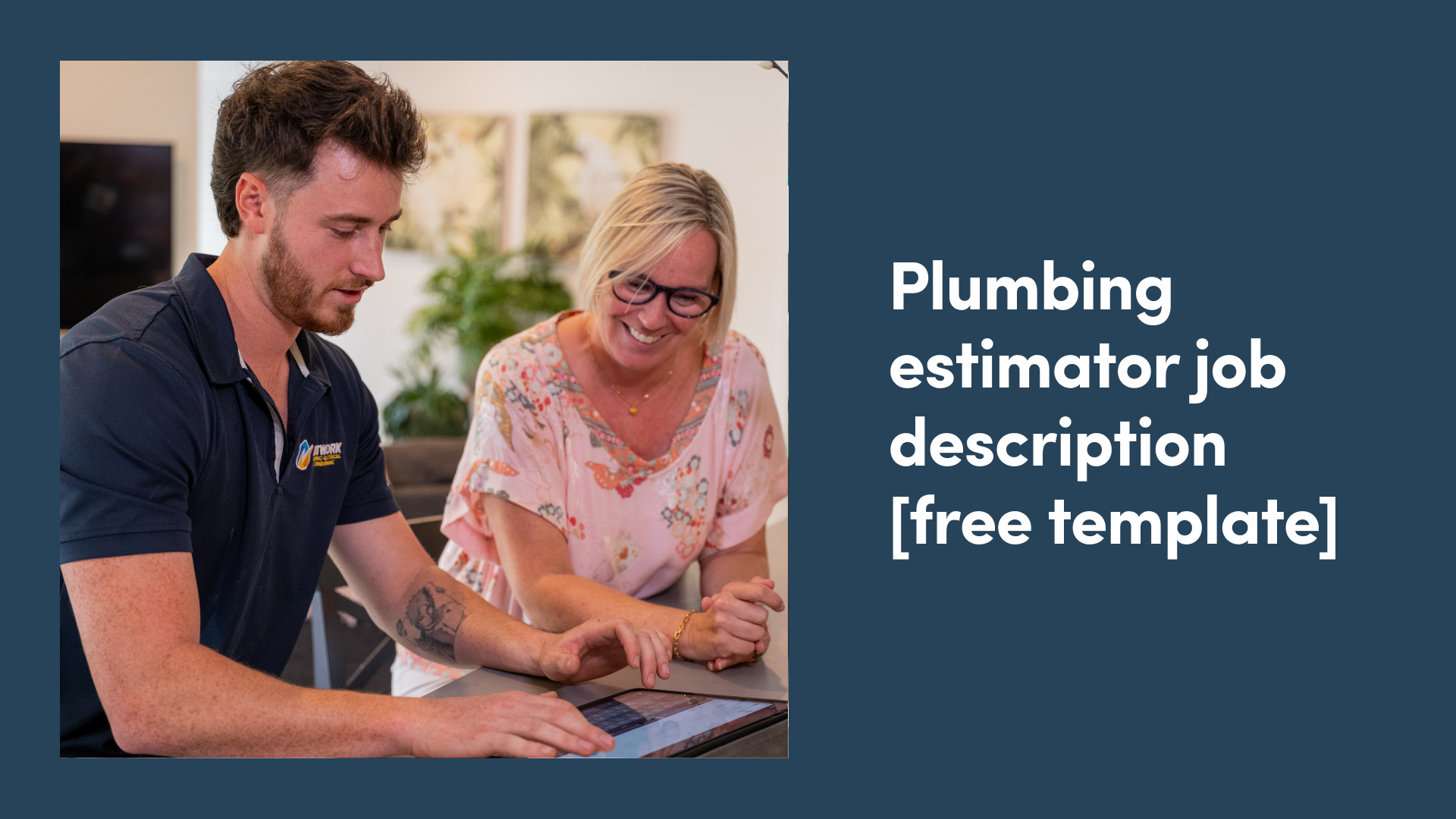 Plumbing Estimator Job Description [Free Template]