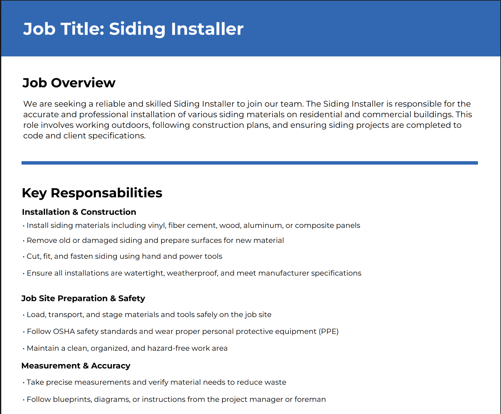 siding-installer-job-description