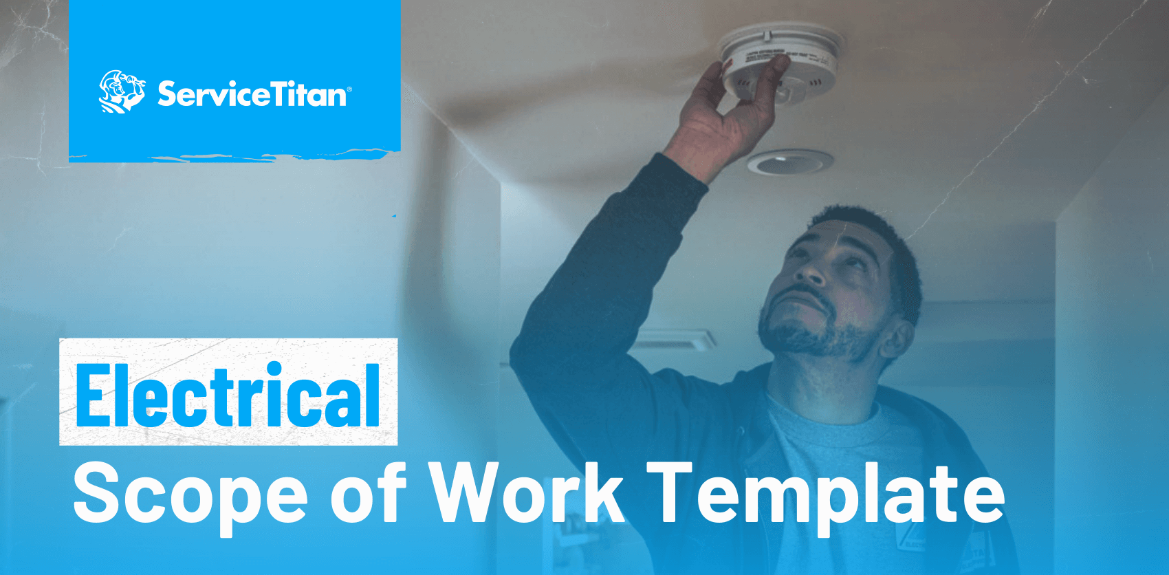 ServiceTitan's free electrical scope of work template: Cover Page