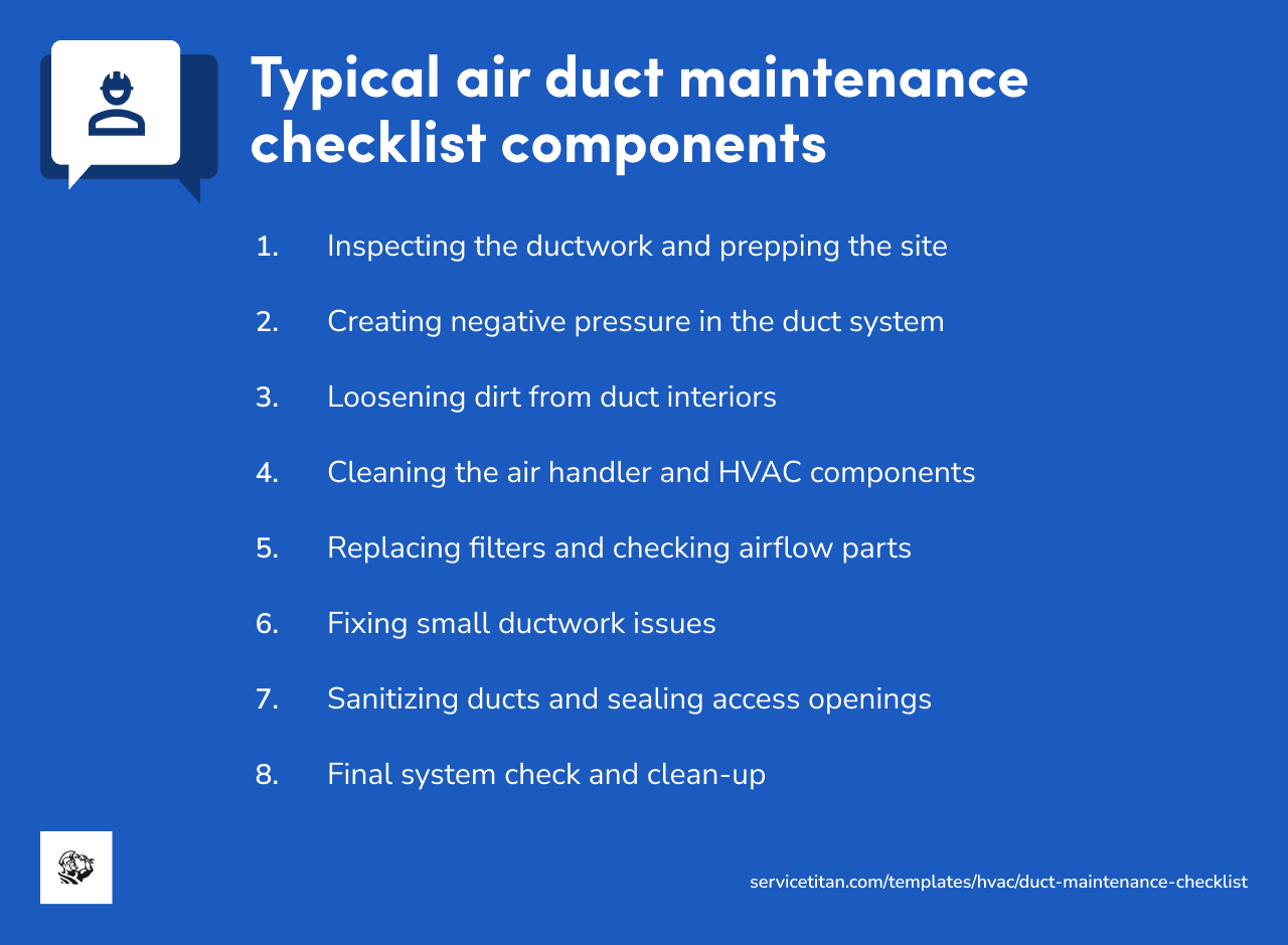 duct-maintenance-checklist