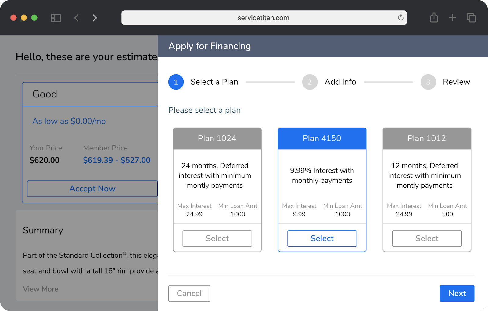 financing options image