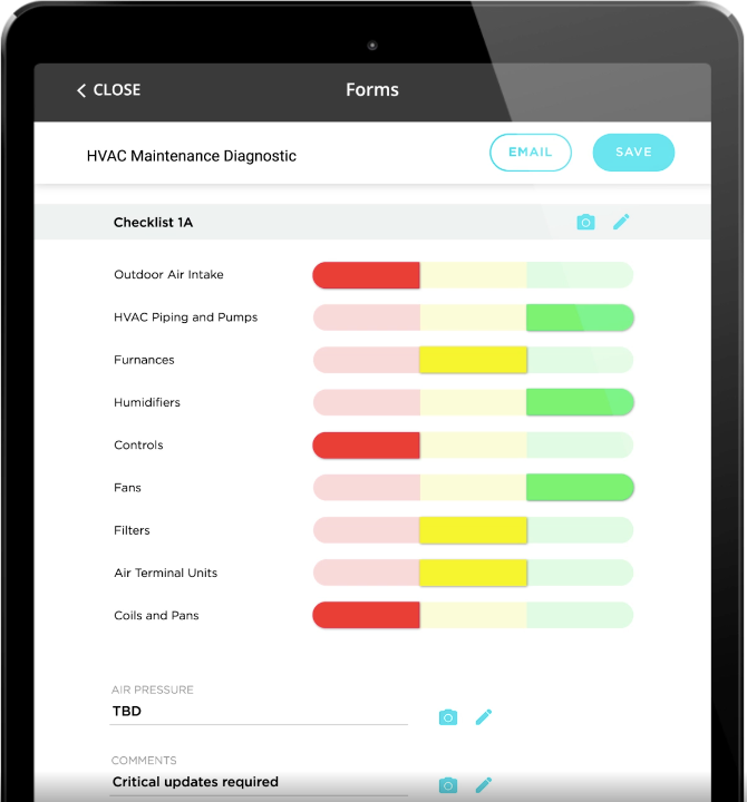 HVAC checklist apps
