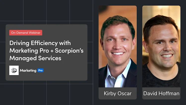 2024-04-17 Webinar: Scorpion, Marketing Pro, On Demand