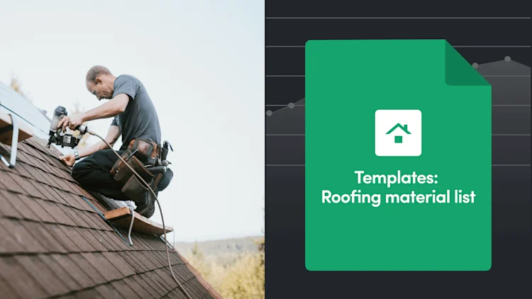 Roofing Material List Template: Free PDF Download