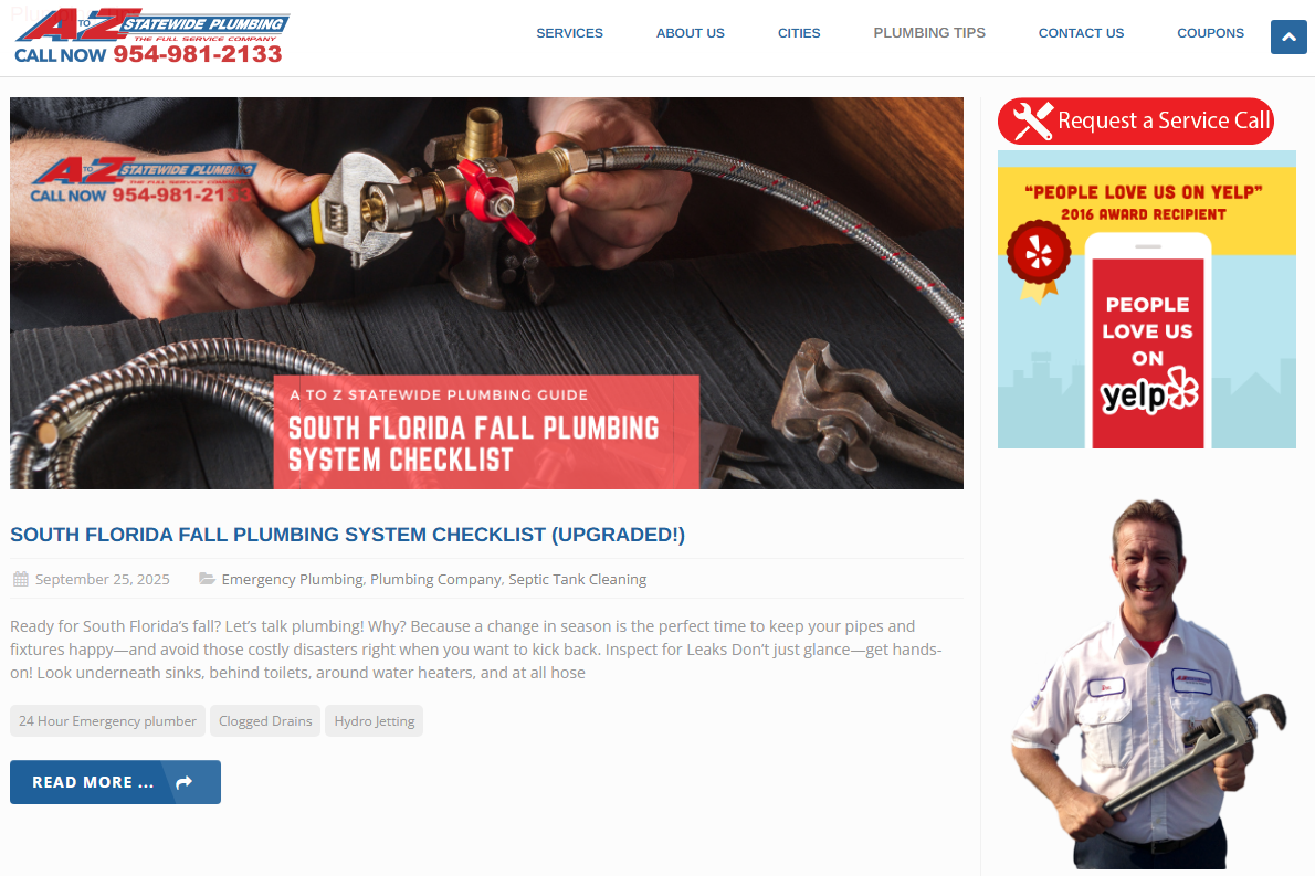 Plumbing blogs