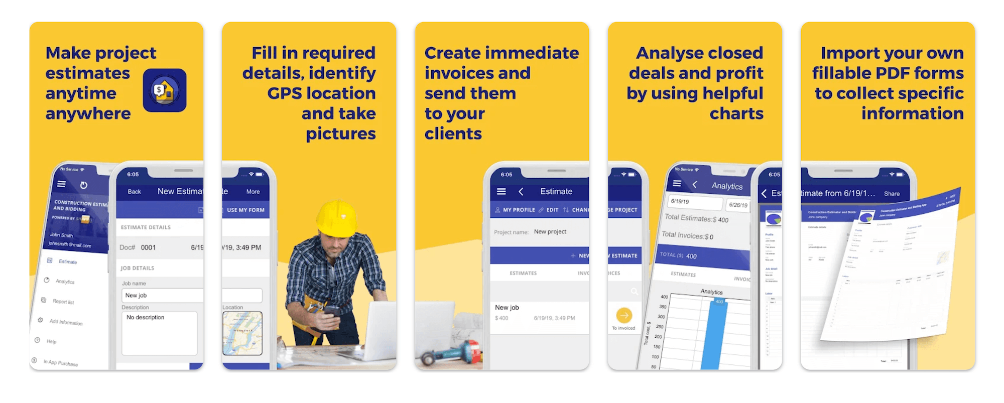 Construction Estimator App in the App Store