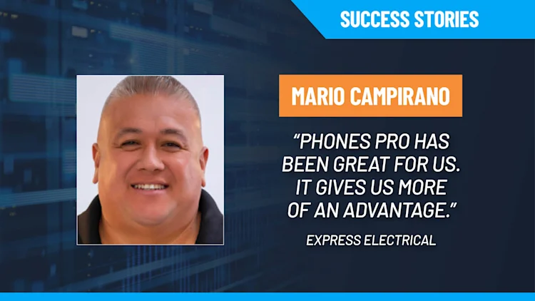 Phones Pro Dials Up All the Right Numbers for Express Electrical in Southern California