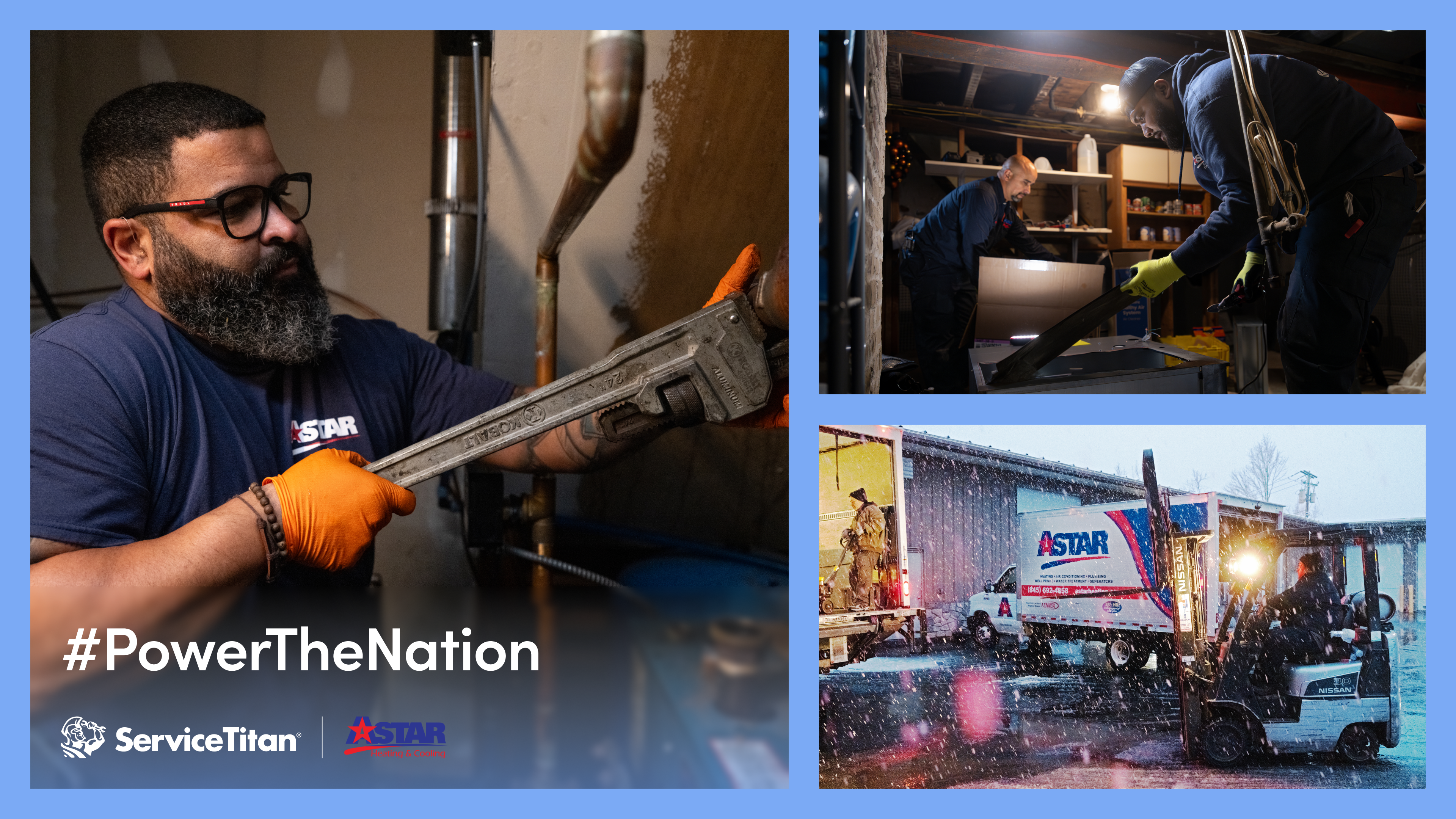 Despite a foot of snow, Astar Heating & Air comes through with a new boiler for ADAPT