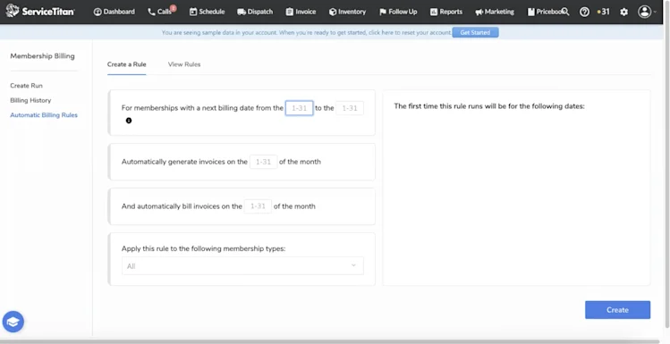 Membership Billing | Automatic Billing Rules