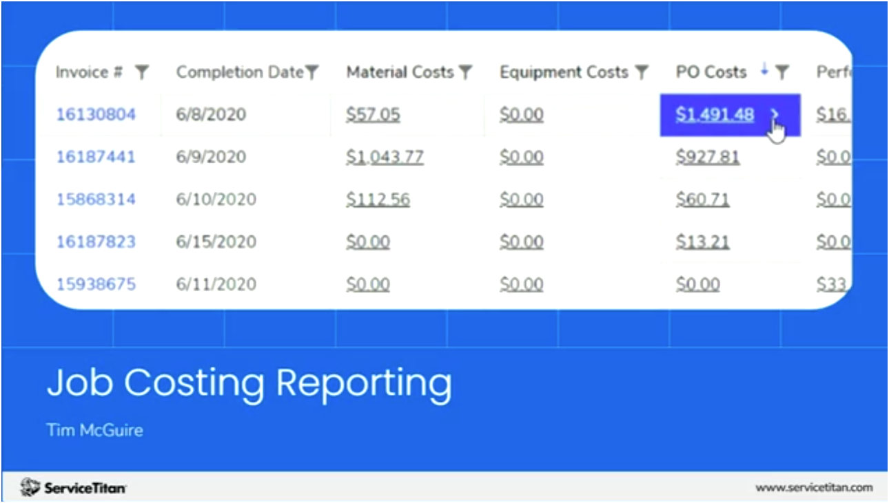 Job Costing Reporting 2 Image