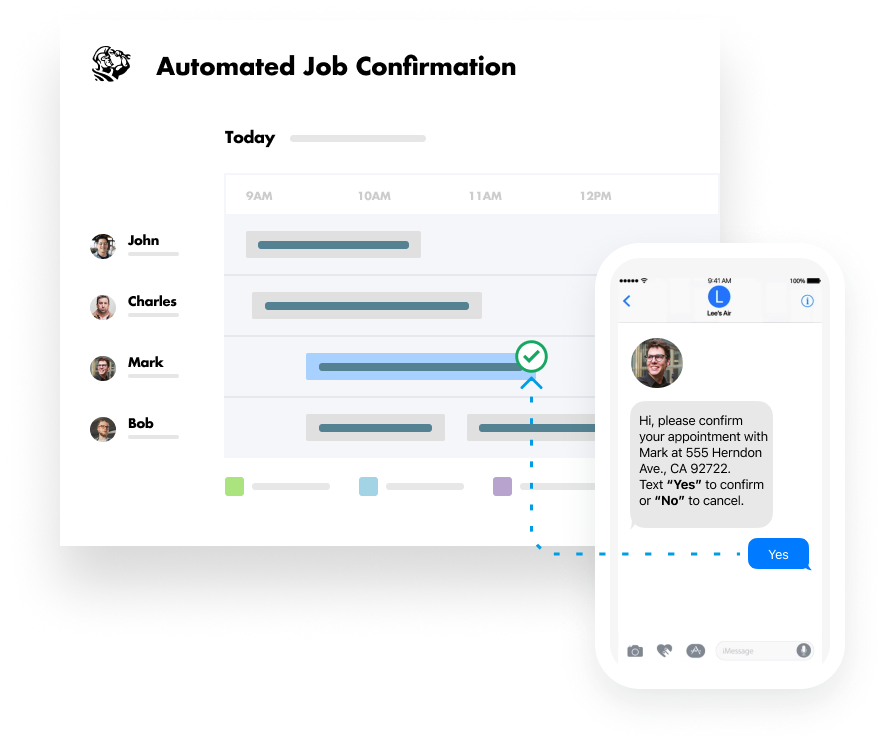 Automated Job Confirmation Text Message Notifications with ServiceTitan