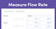 Flow Rate Calculator Calculate Volumetric Flow Rate