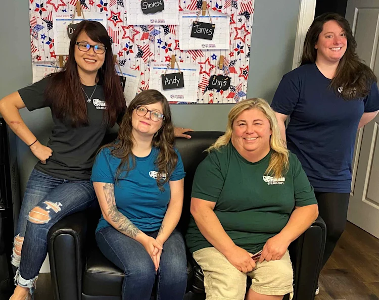 The office staff at The Original Plumber