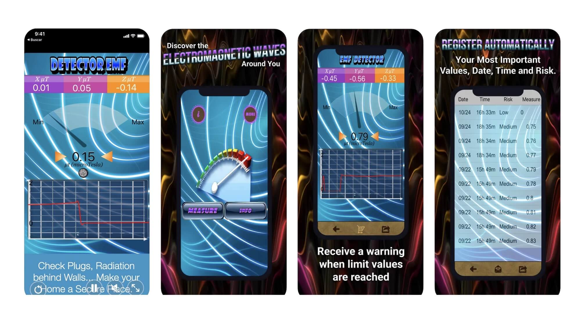 EMF Field Detector RF Scanner app: Best EMF Radiation Scanner