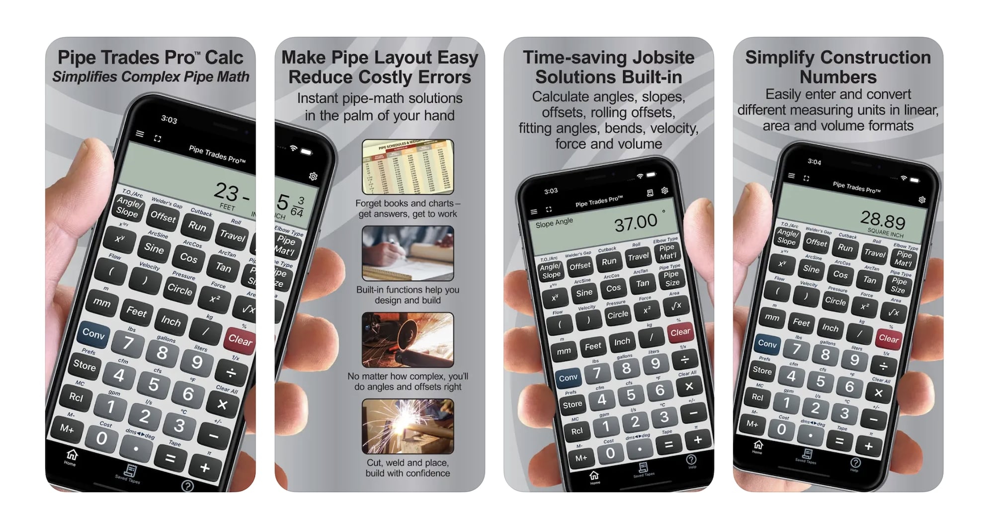 Pipe Trades Pro Calc app: Best Pipe Calculator