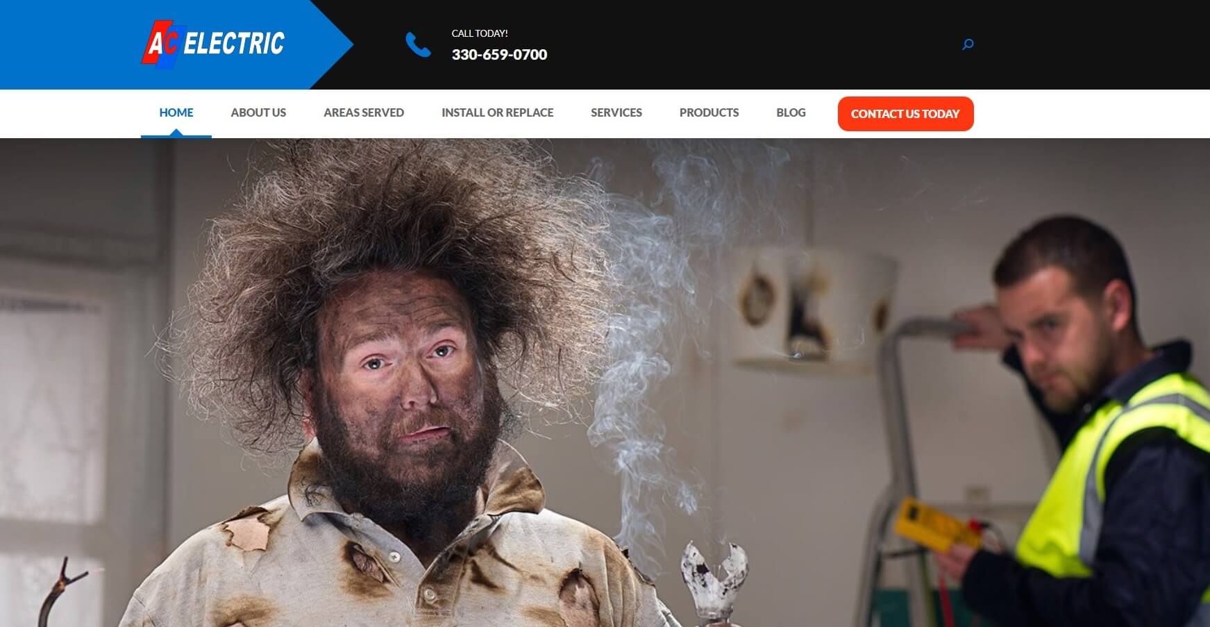 AC Electric homepage