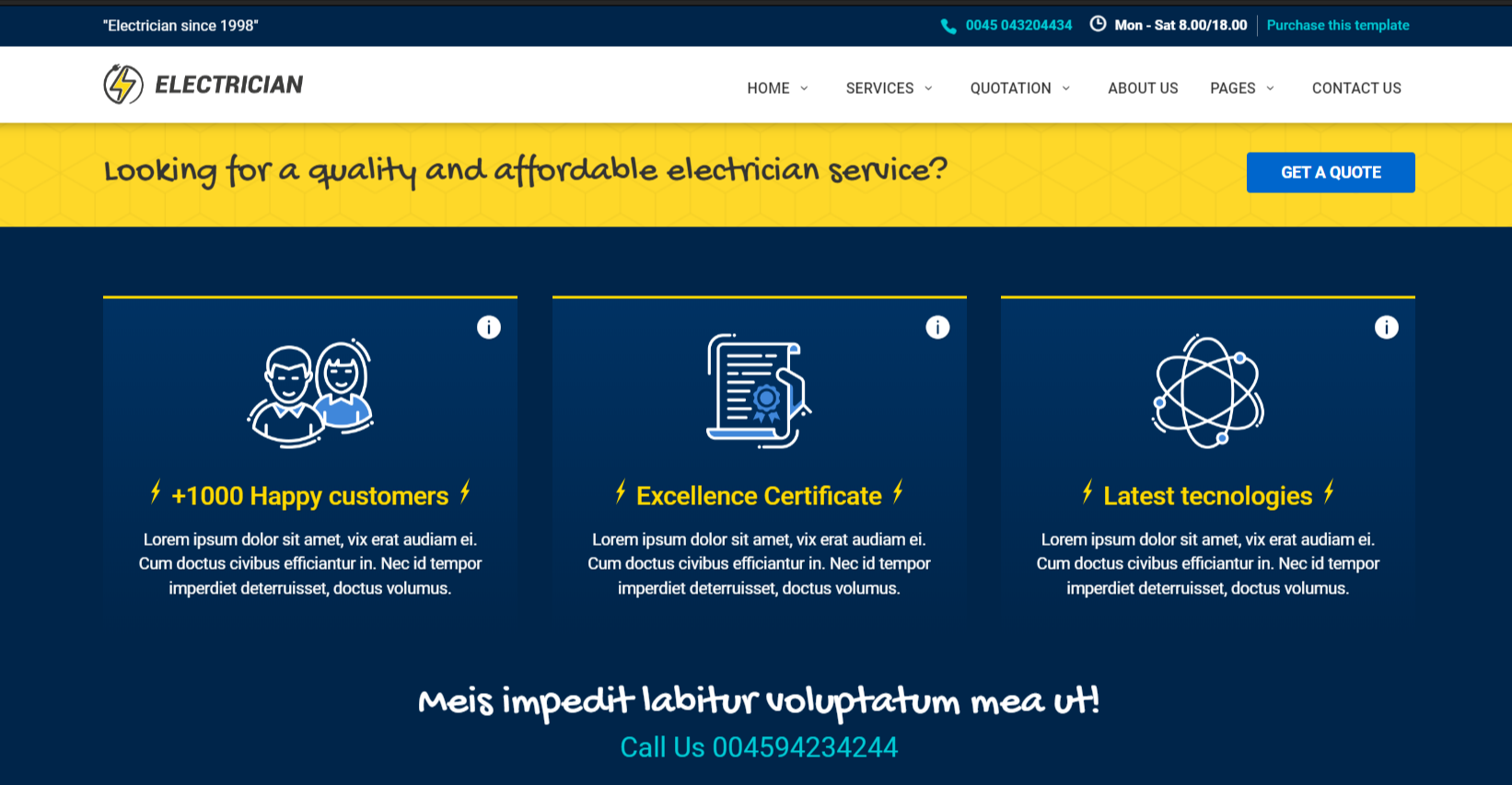 electrician-website-template