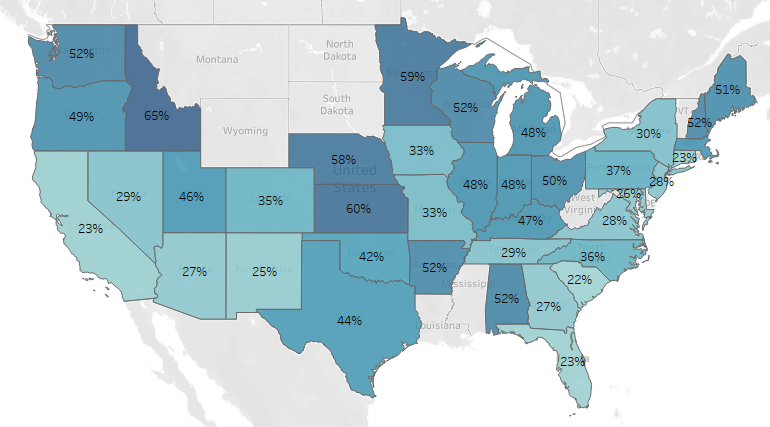 Covid Map Graphic June 1