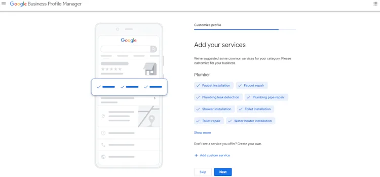 plumbing-google-business-profile