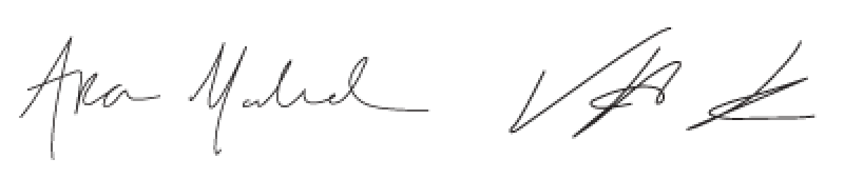 Image | Ara and Vahe Signatures