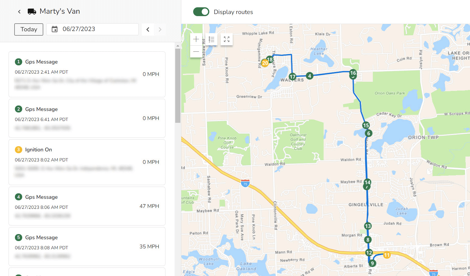 Product Illustration | Fleet Pro - GPS and Display Routes
