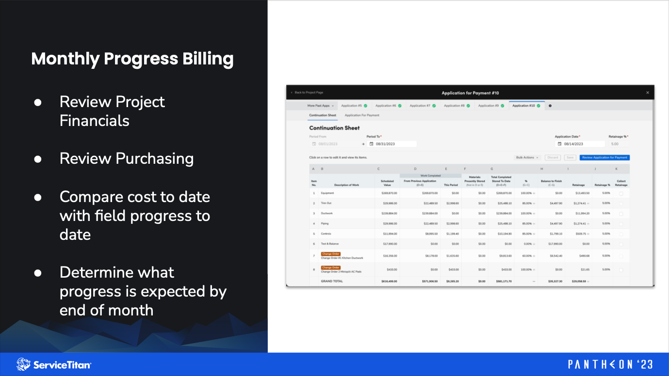 Monthly Progress Billing Image