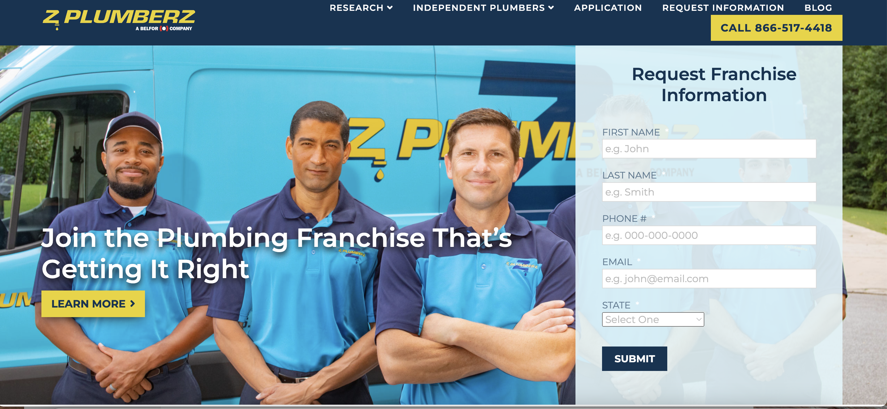 Image | Z Plumberz Website