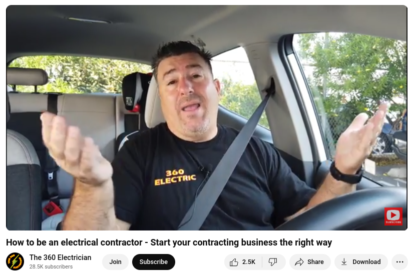 electrician-youtube-channels