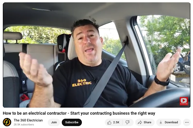 electrician-youtube-channels