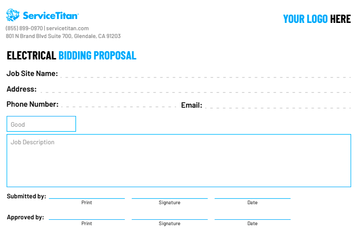 Free Electrical Contractor Forms and Templates by ServiceTitan