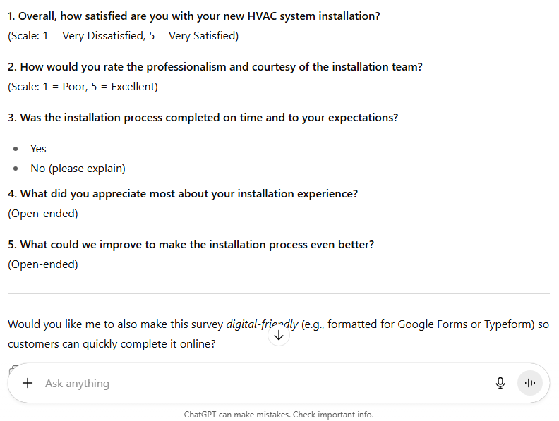 chatgpt-hvac