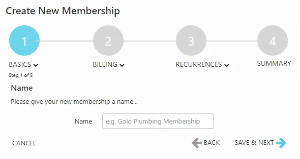 Creating a New Membership in ServiceTitan