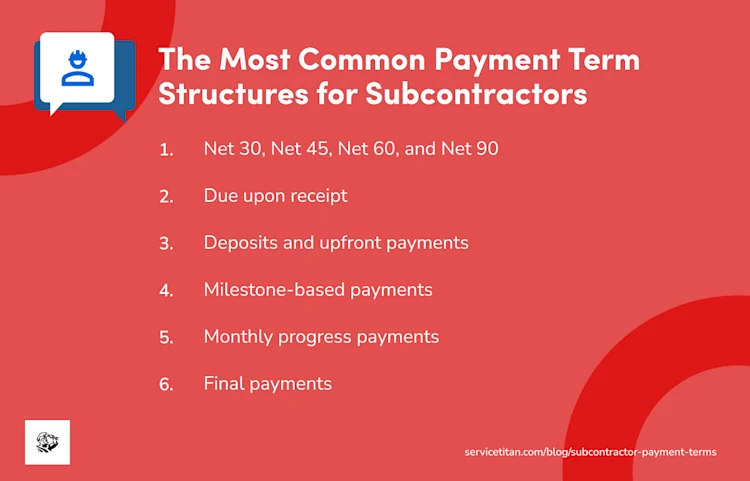 subcontractor-payment-terms