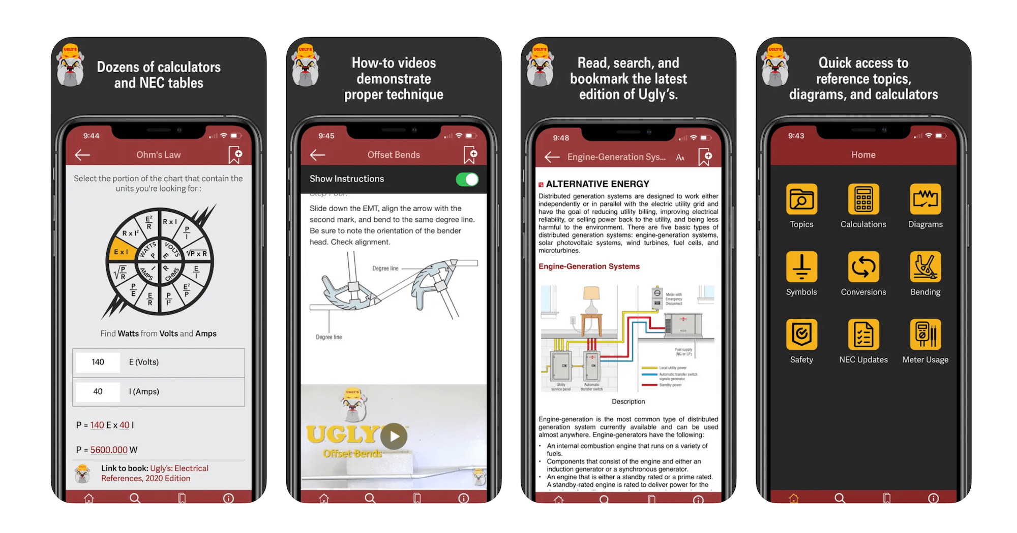 Ugly’s Electrical References app: Best for Users of Ugly’s Electrical References Book