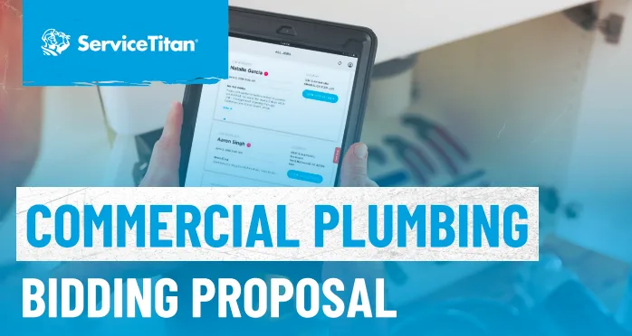 Commercial plumbing proposal template by ServiceTitan