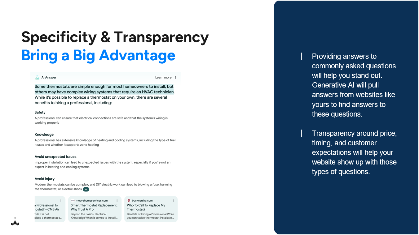Specificity and Transparency 17 Image