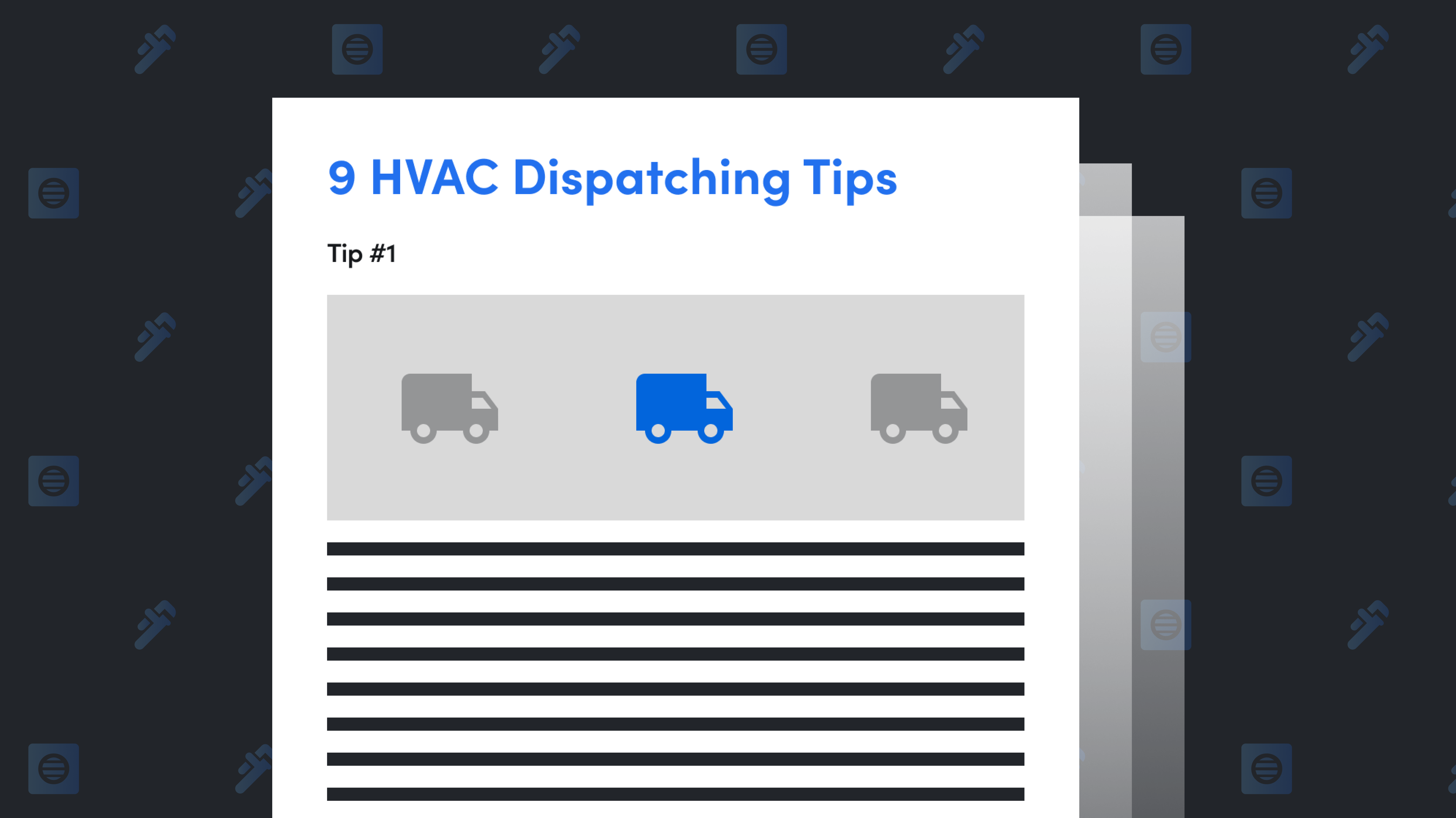 HVAC Dispatching Tool Screenshot