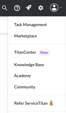 Referrals Dropdown