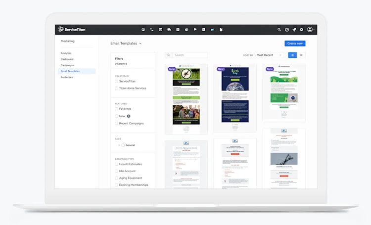 Email Templates in ServiceTitan