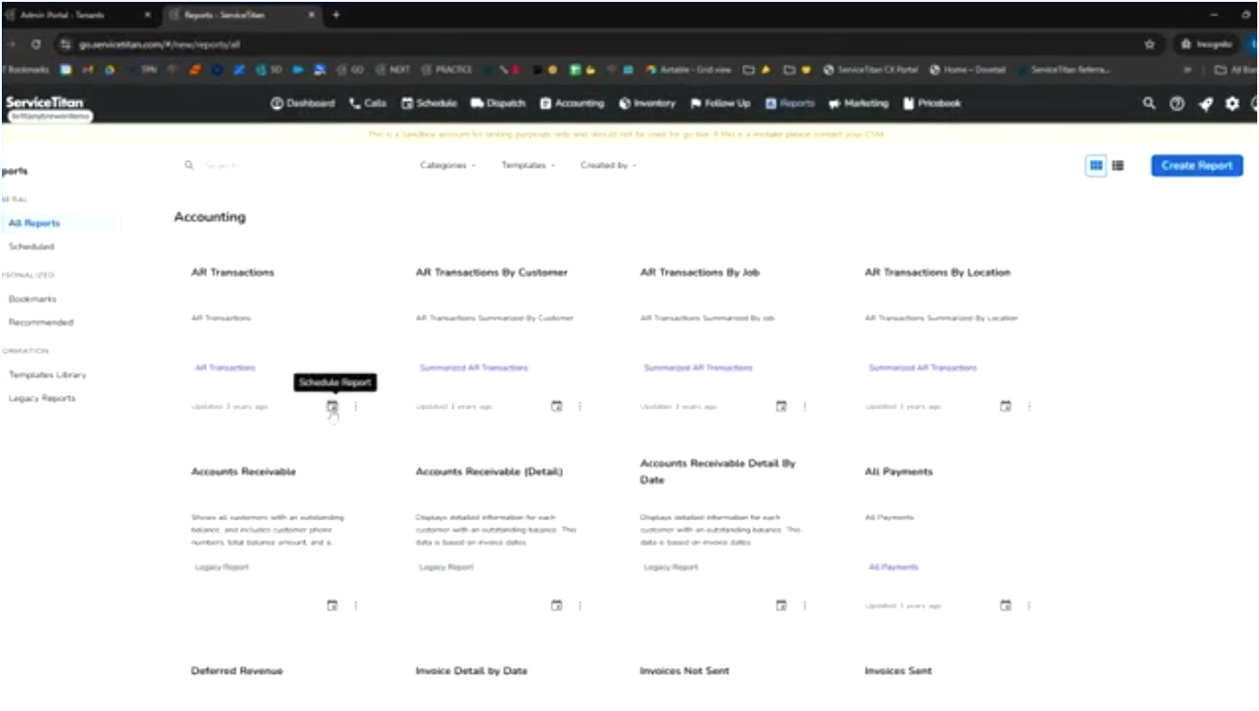 Scheduling Reports 16 Image