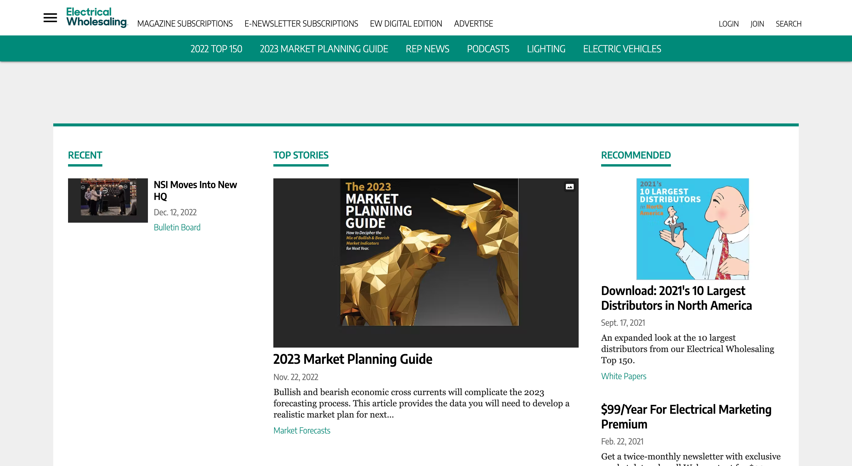 Electrical Wholesaling Website