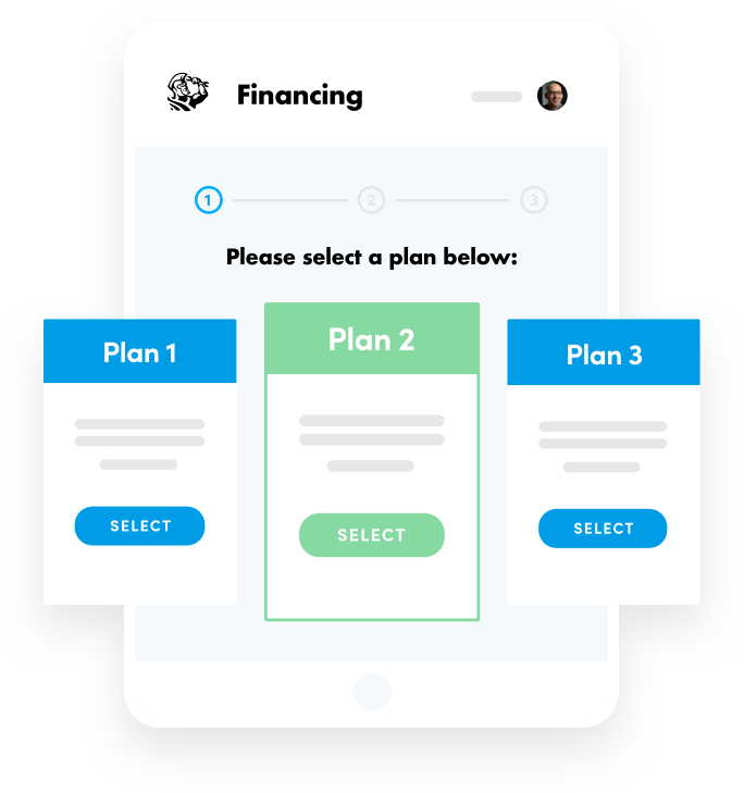 Customer Financing Product Visual