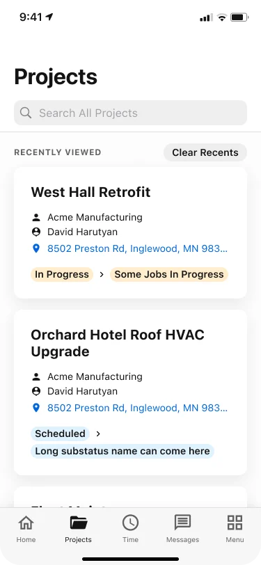 Projects: West Hall Retrofit and Orchard Hotel Roof HVAC