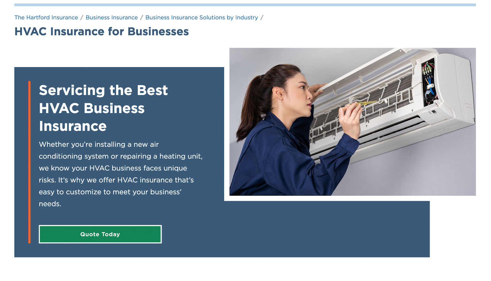 HVAC Insurance hartford image