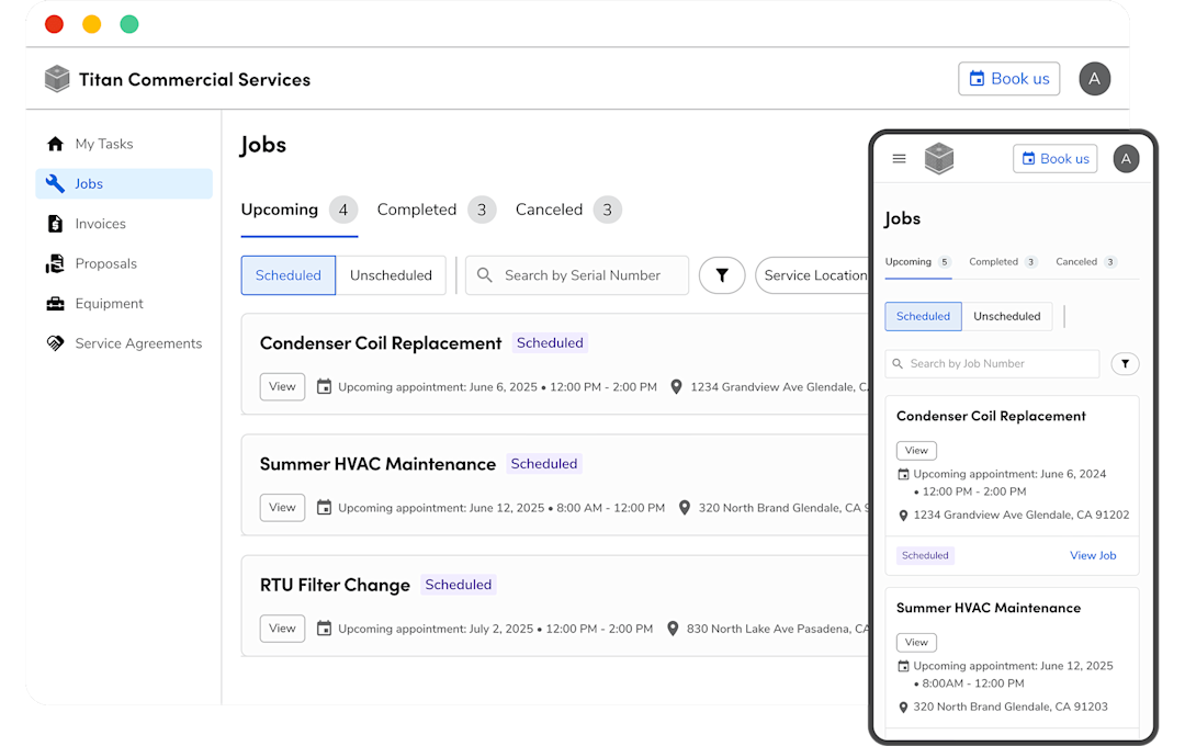 Upcoming Jobs